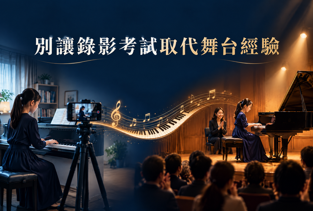 別讓錄影考試取代舞台經驗